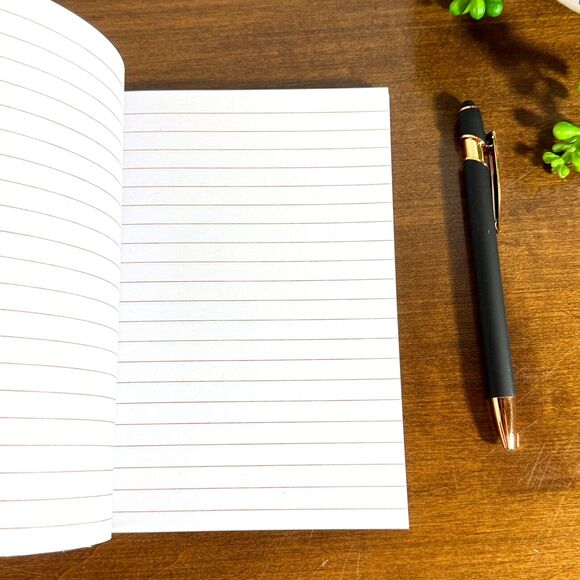 Journal Notebook with Lined Pages 5x7 Mushrooms Camping Outdoors Diary Stickers - Picture 2 of 2